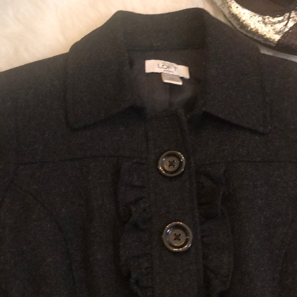 Loft Ruffle Front Jacket - image 5